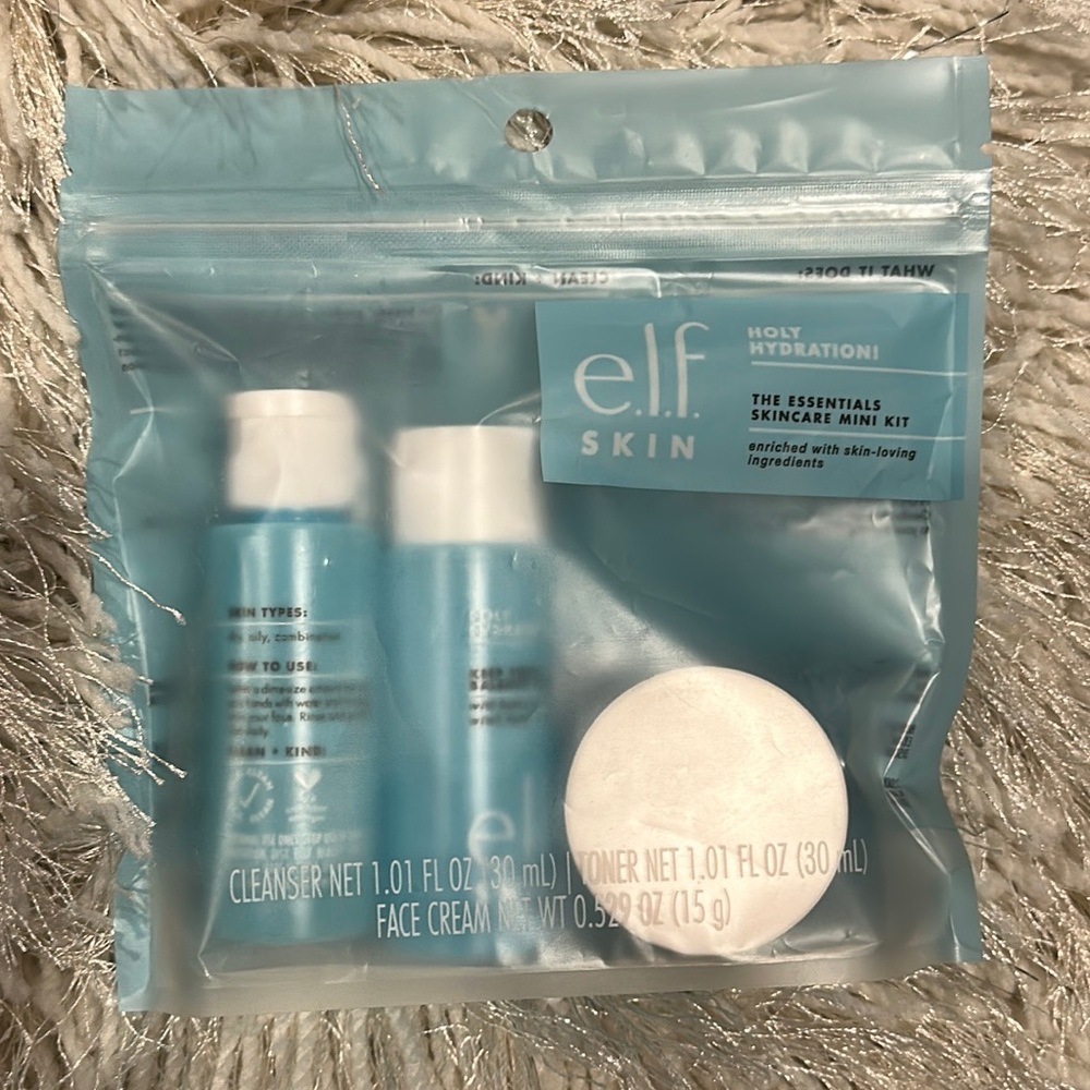 Brand new e.l.f. Skin the Essential Skincare mini Set